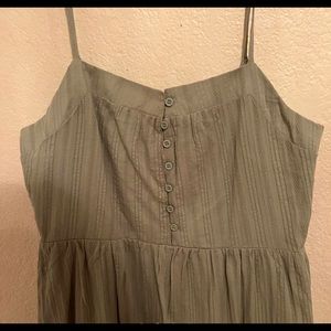 sage green summer dress
